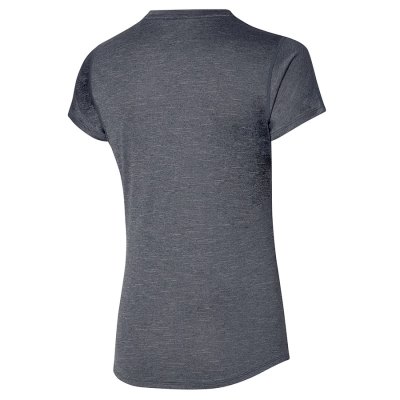 Camisa Mizuno Impulse Core RB Tee Mujer - Grises Oscuro - Chile M057RCPFQM